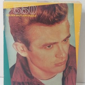 Vintage Golden Spotlight James Dean 550 Piece Puzzle